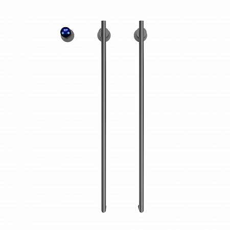 Рондо П2 350х760 электро Полотенцесушитель TERMINUS Оружейная сталь Нижнекамск - фото 2