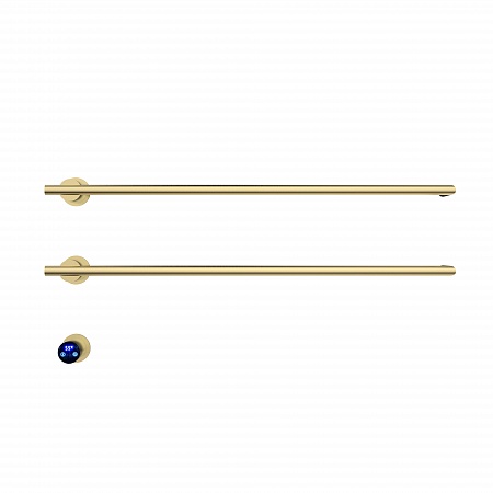 Рондо П2 350х760 электро Полотенцесушитель TERMINUS Брашированное золото Нижнекамск - фото 3